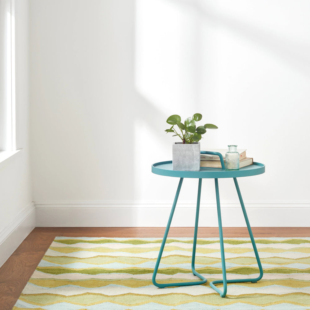 Safety Net Handwoven Indoor/Outdoor Rug | Green