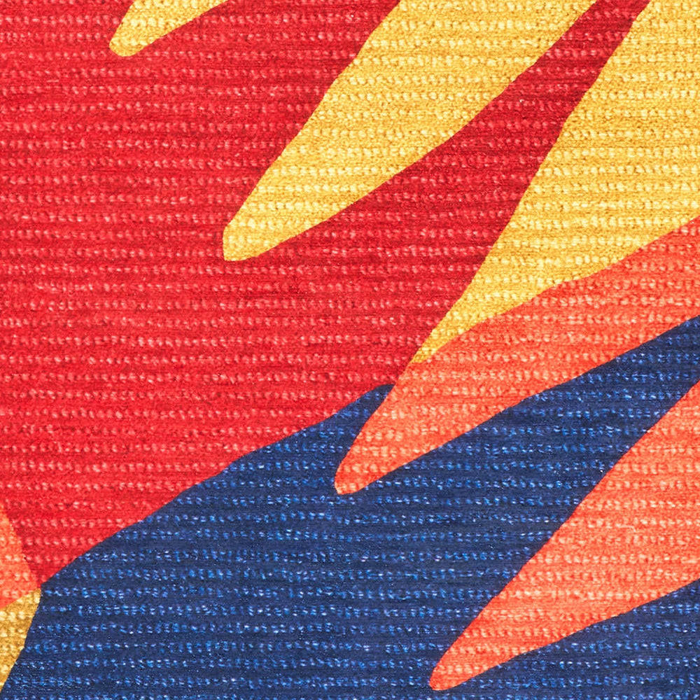Graphic Machine Washable Rug Swatch | Multi
