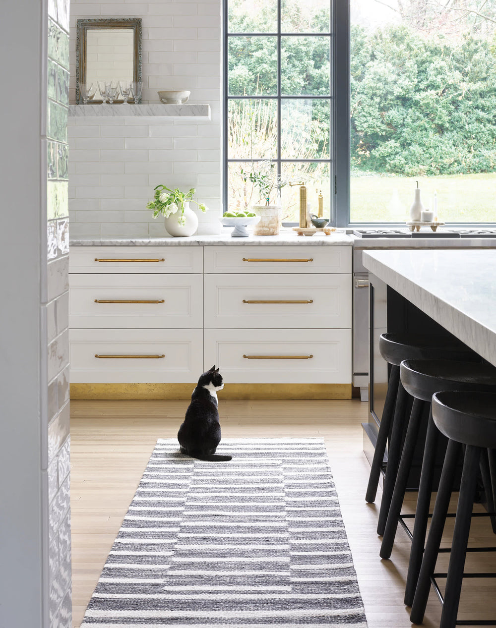 Heights Handwoven Wool Rug | Charcoal