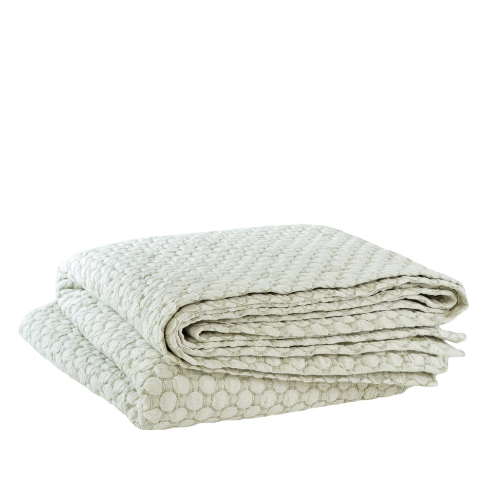 Lodi Matelasse Coverlet | Sage