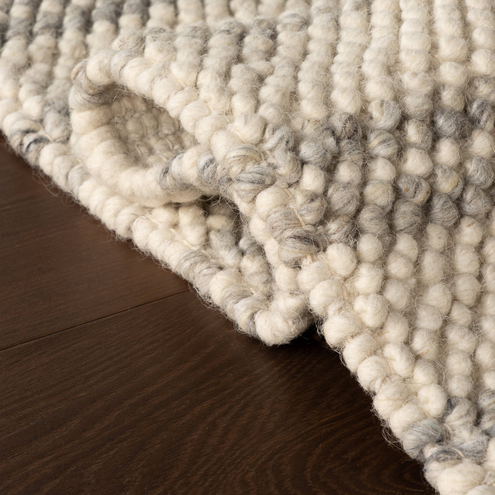 Venit Modern Striped Farmhouse Rug | Beige