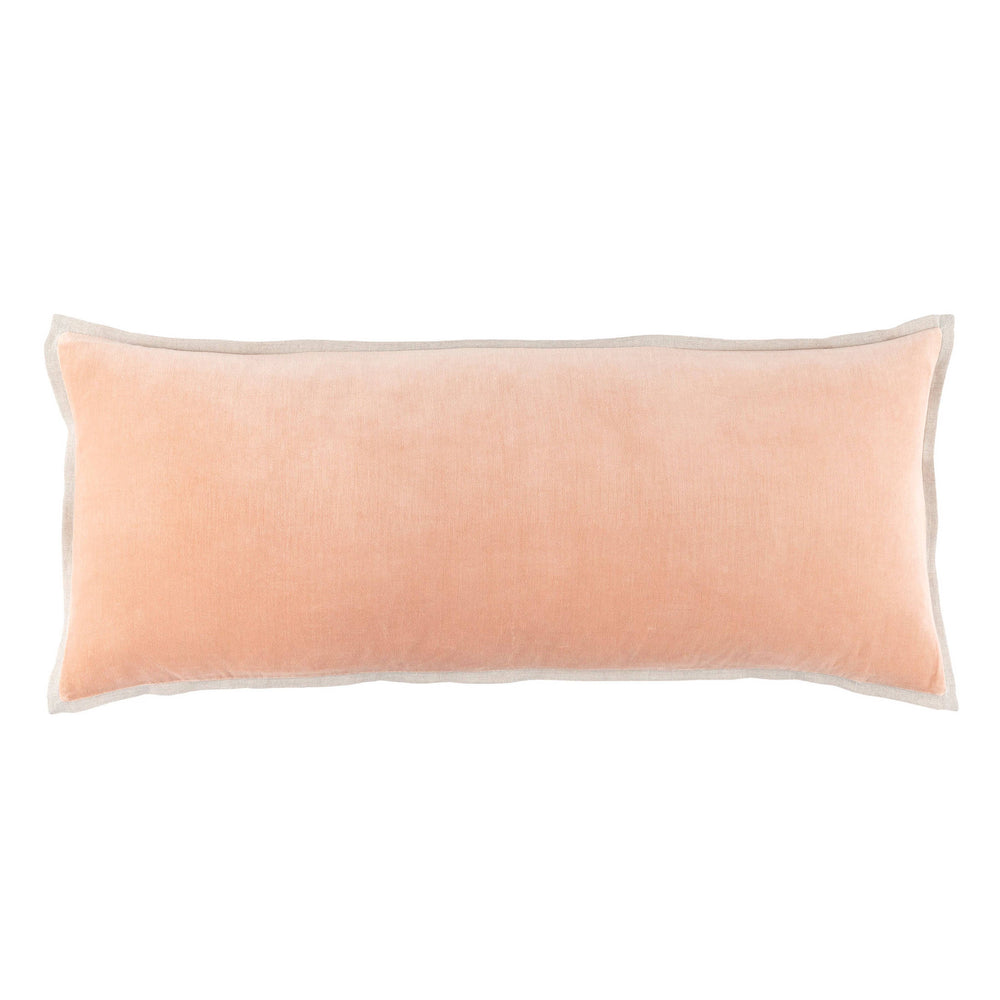 Gehry Velvet/Linen Decorative Pillow Cover | Nude