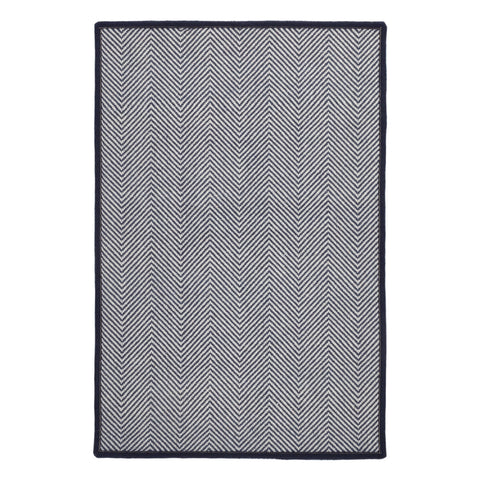 Batiste Woven Wool Custom Rug | Navy