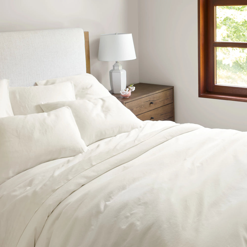 Lush Linen Duvet Cover | Ivory