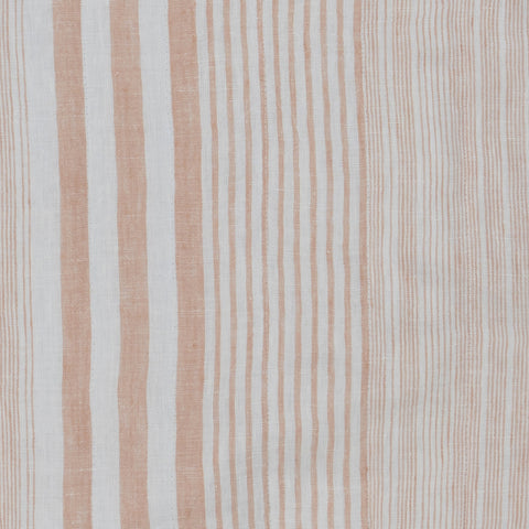 Carolina Stripe Quilt Swatch | Coral