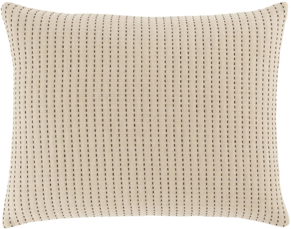 Pick Stitch Matelasse Sham | Natural