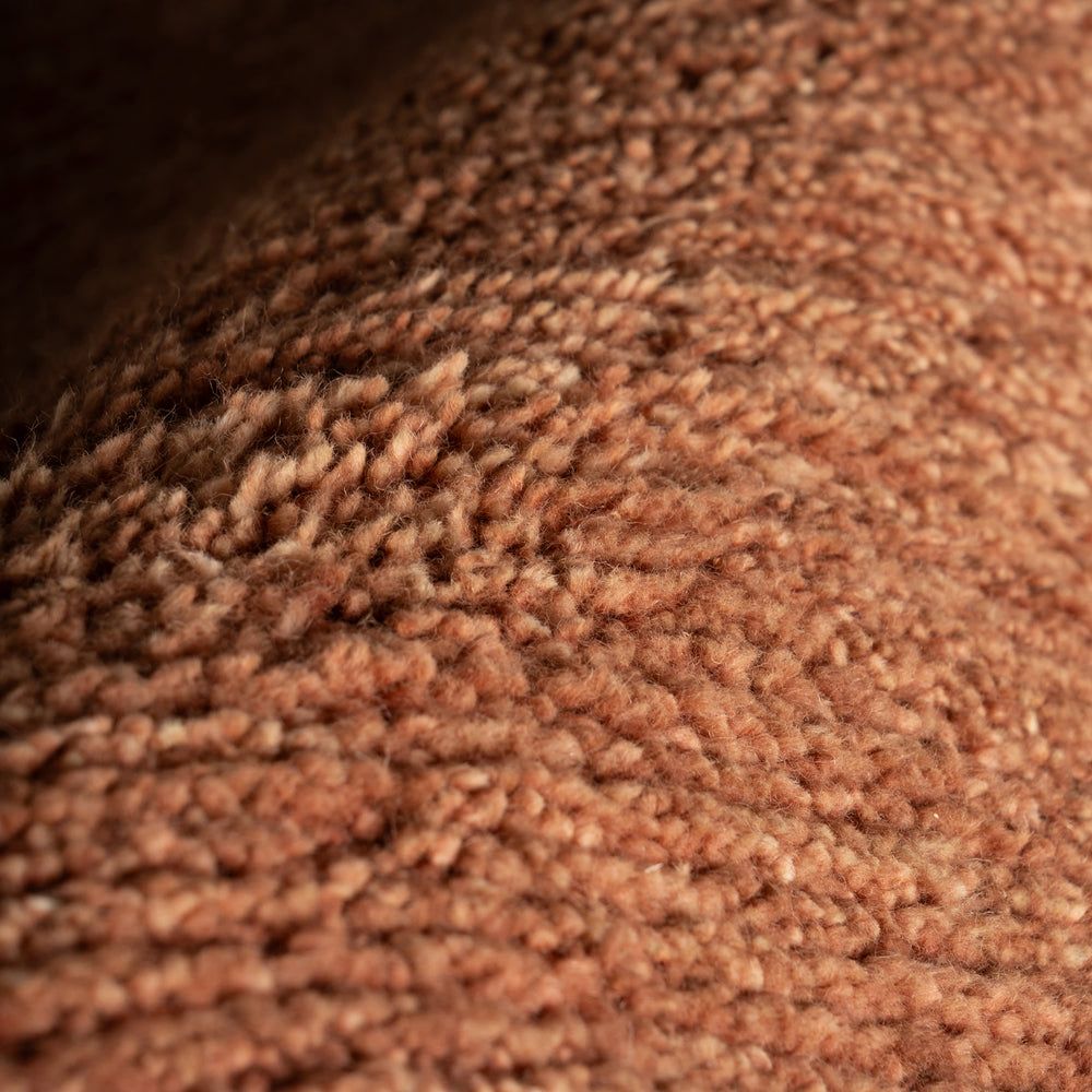 Ramsey Hand Knotted Wool Rug | Rust