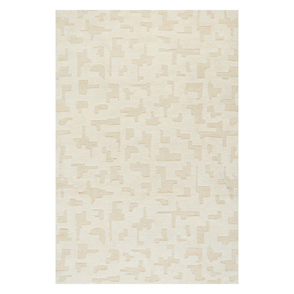 Alora Hand Knotted Wool Rug | Natural