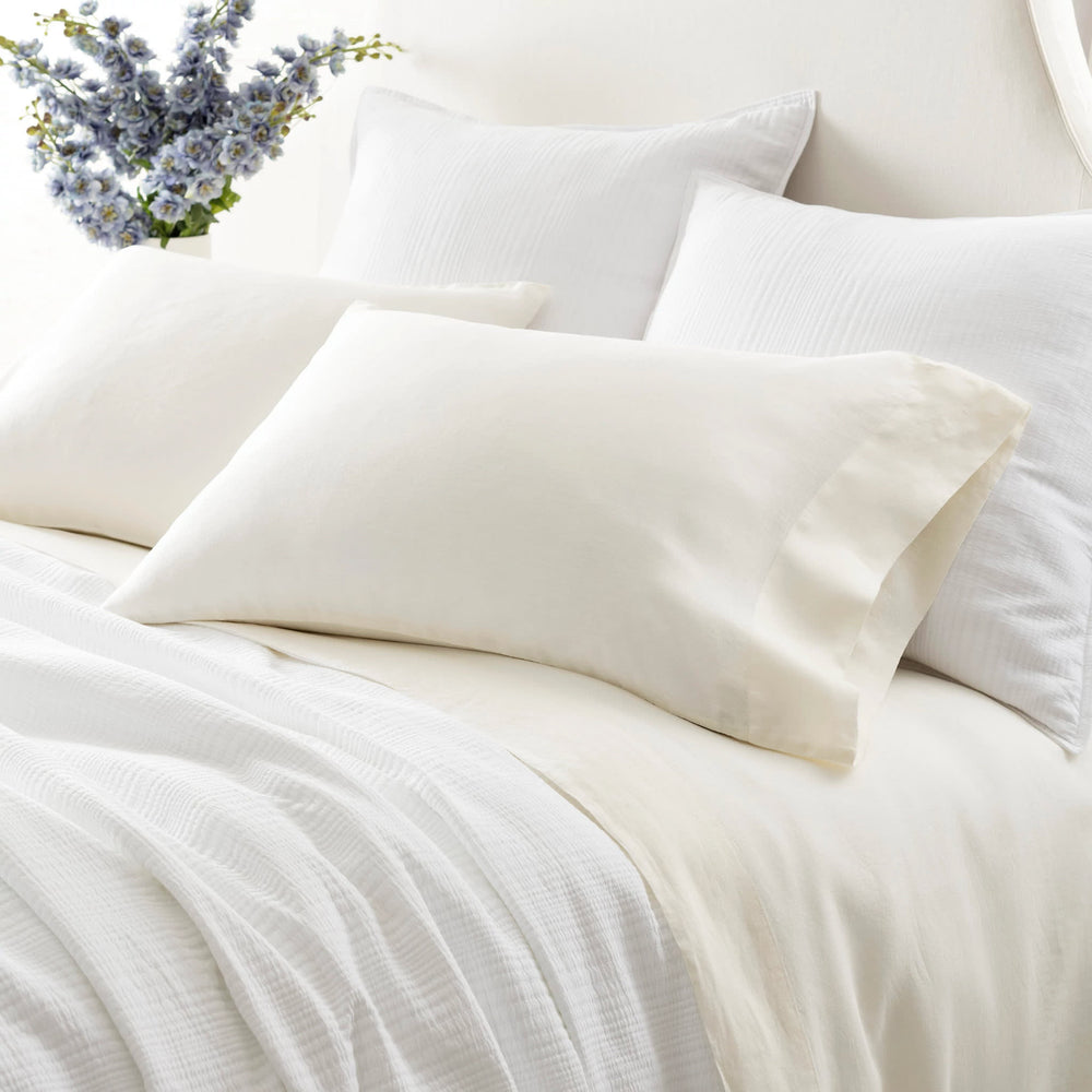 Lush Linen Pillowcases | Ivory