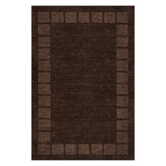 Lira High-Low Wool-Blend Rug | Truffle Brown