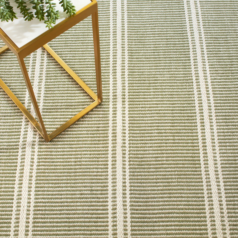 Malta Handwoven Wool Rug | Sage