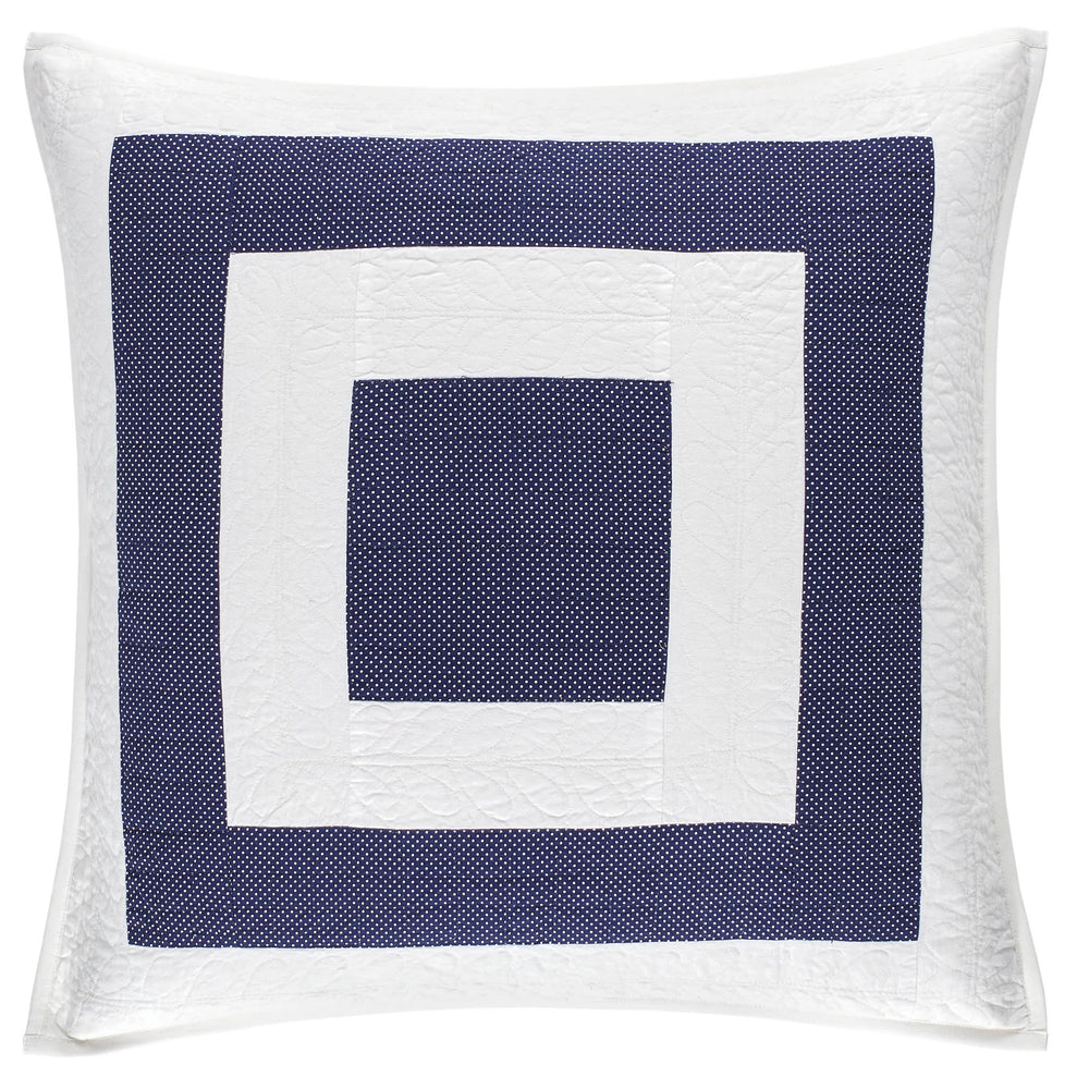 Birch Point Quilted Sham | Navy