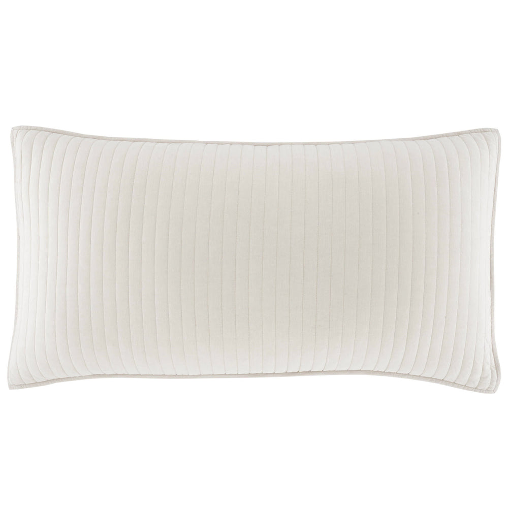 Cozy Cotton Quilted Sham | Natural