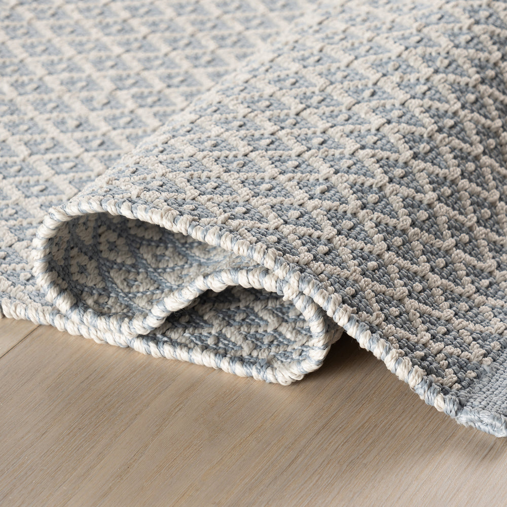 Riviera Handwoven Indoor/Outdoor Rug | Swedish Blue