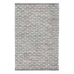 Hobnail Handwoven Performance Rug | Grey