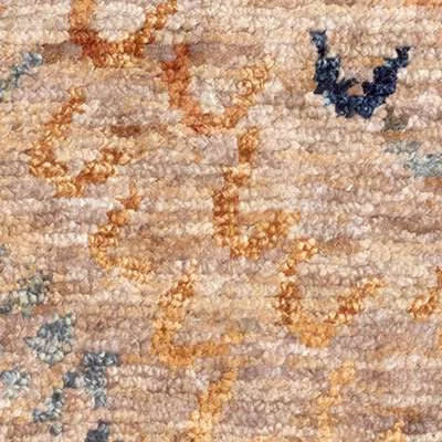 Horseshoe Hand Knotted Jute Rug Swatch | Neutral