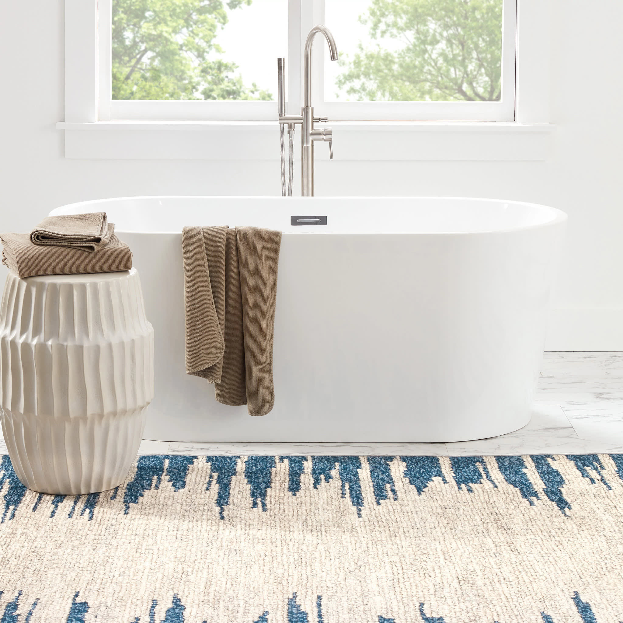 Moss Machine Washable Rug | Moonlight – Annie Selke