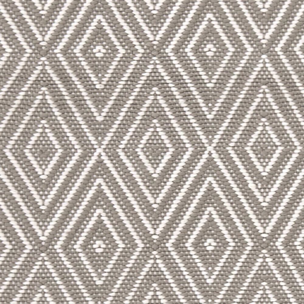 Diamond Handwoven Indoor/Outdoor Rug Swatch | Fieldstone/Ivory