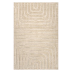 Ais Abstract Bohemian Rug | Ivory