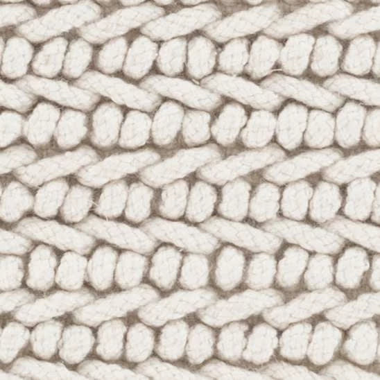 Veranda Handwoven Performance Rug Swatch | Ivory