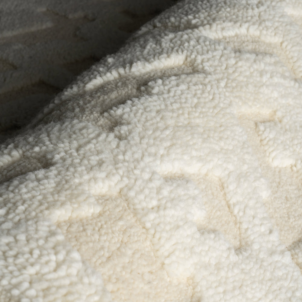 Alora Hand Knotted Wool Rug | Natural
