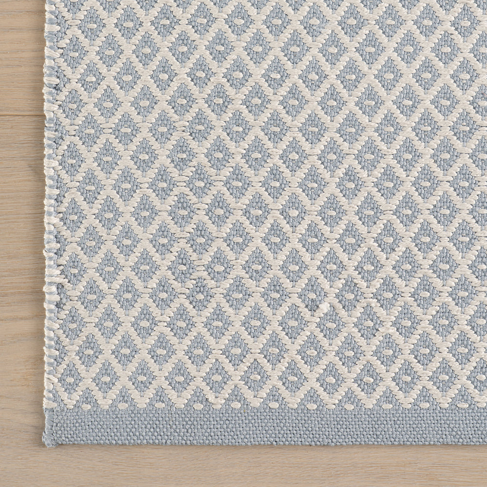 Riviera Handwoven Indoor/Outdoor Rug | Swedish Blue