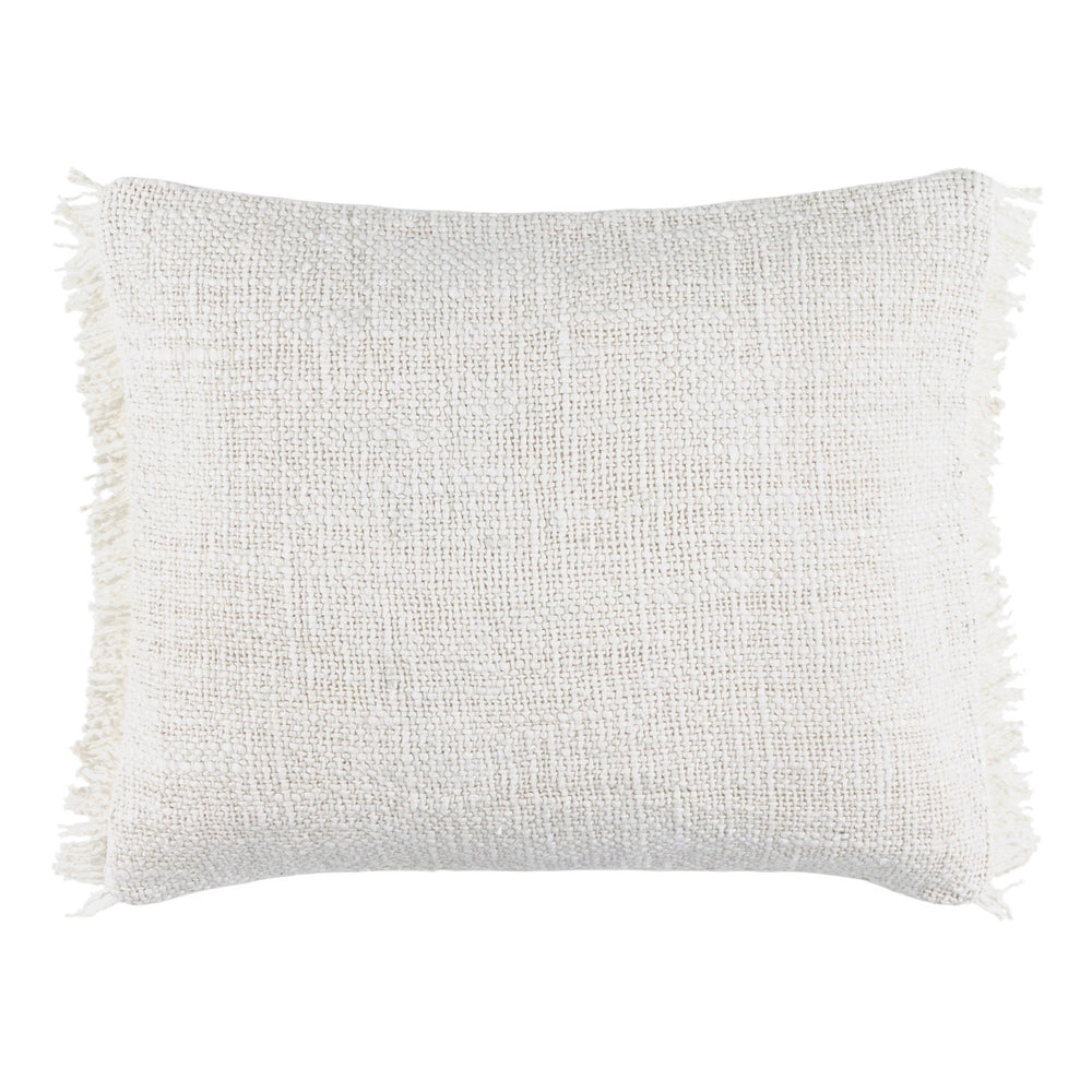 Griffin Linen Decorative Pillow Cover | Ivory