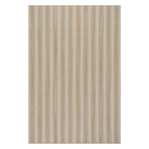 Calee Striped Woven Wool Custom Rug | Gold
