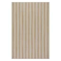 Calee Striped Woven Wool Custom Rug | Gold
