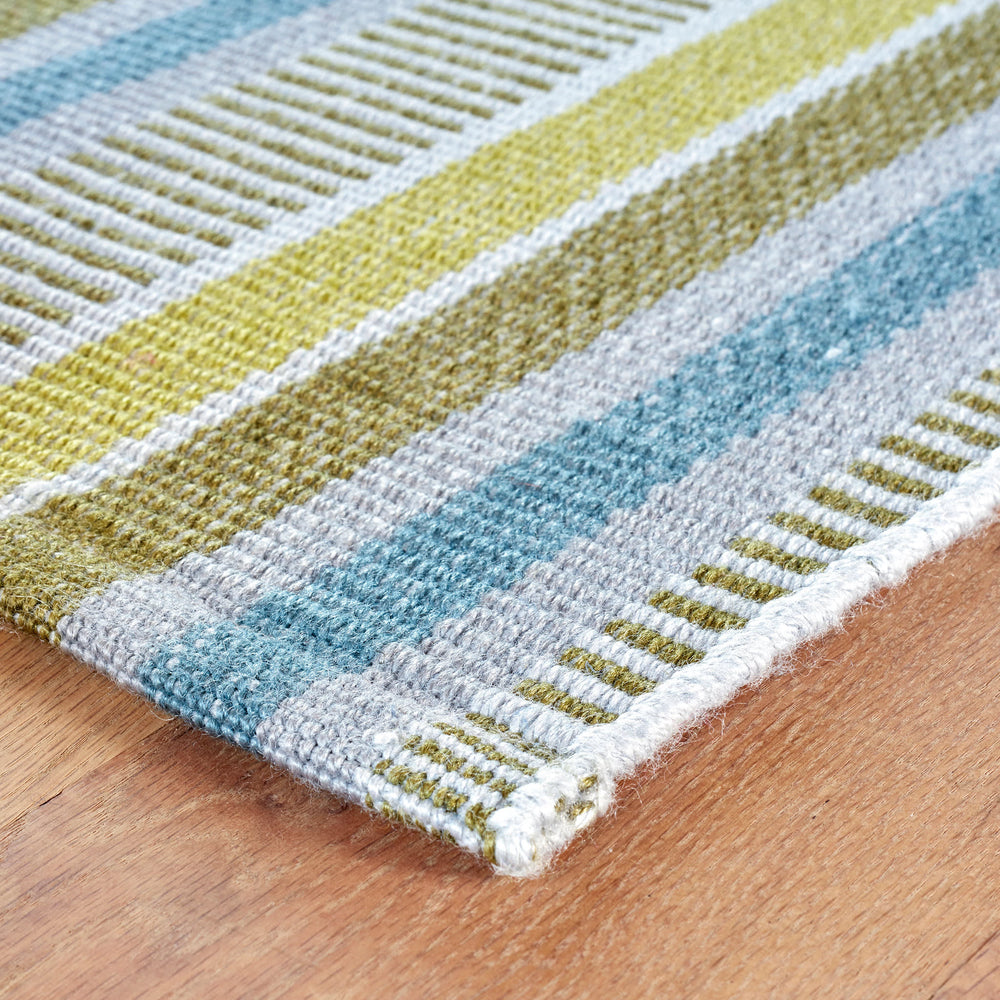 Always Greener Handwoven Indoor/Outdoor Rug | Blue/Green