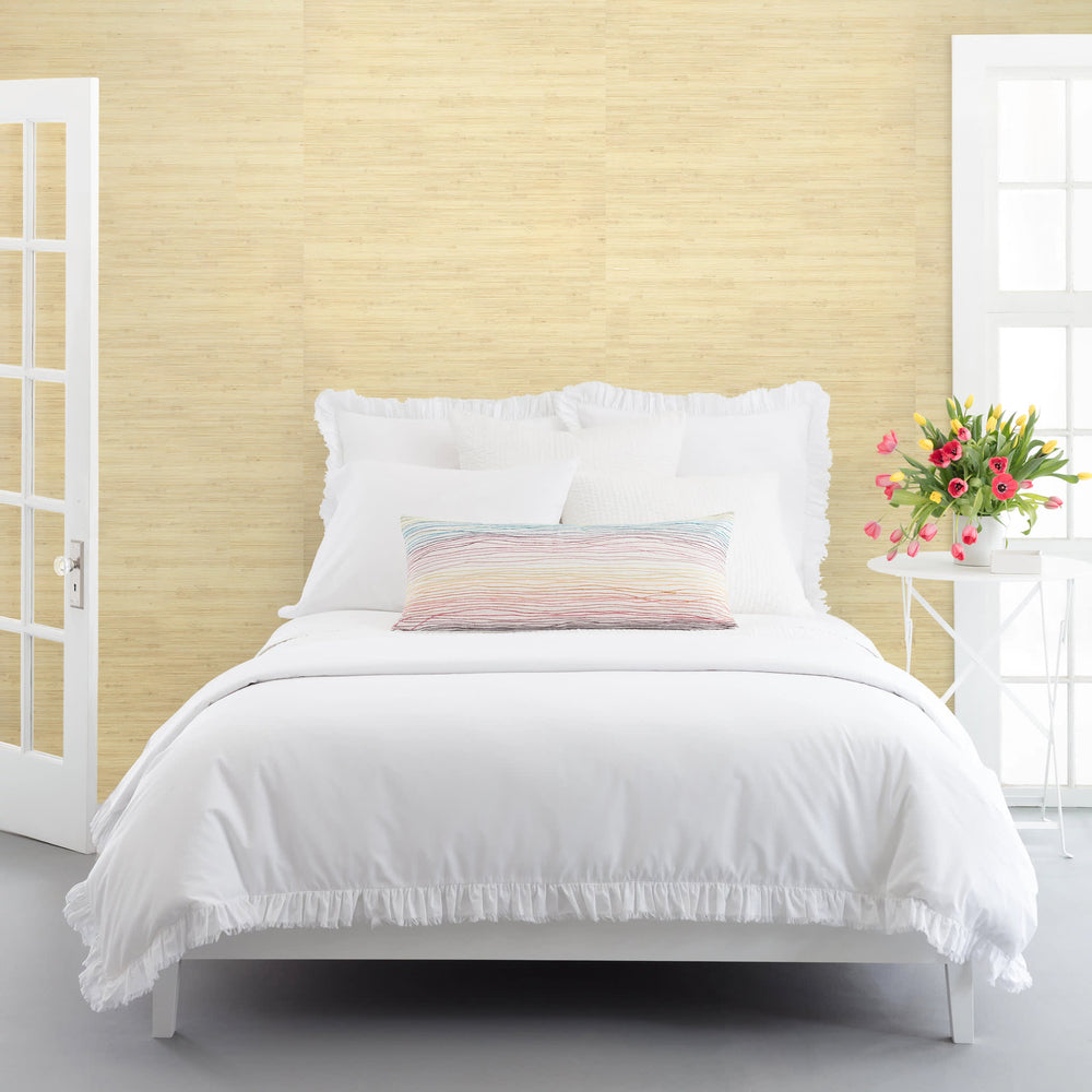 Fiji Grasscloth Wallpaper | Cream