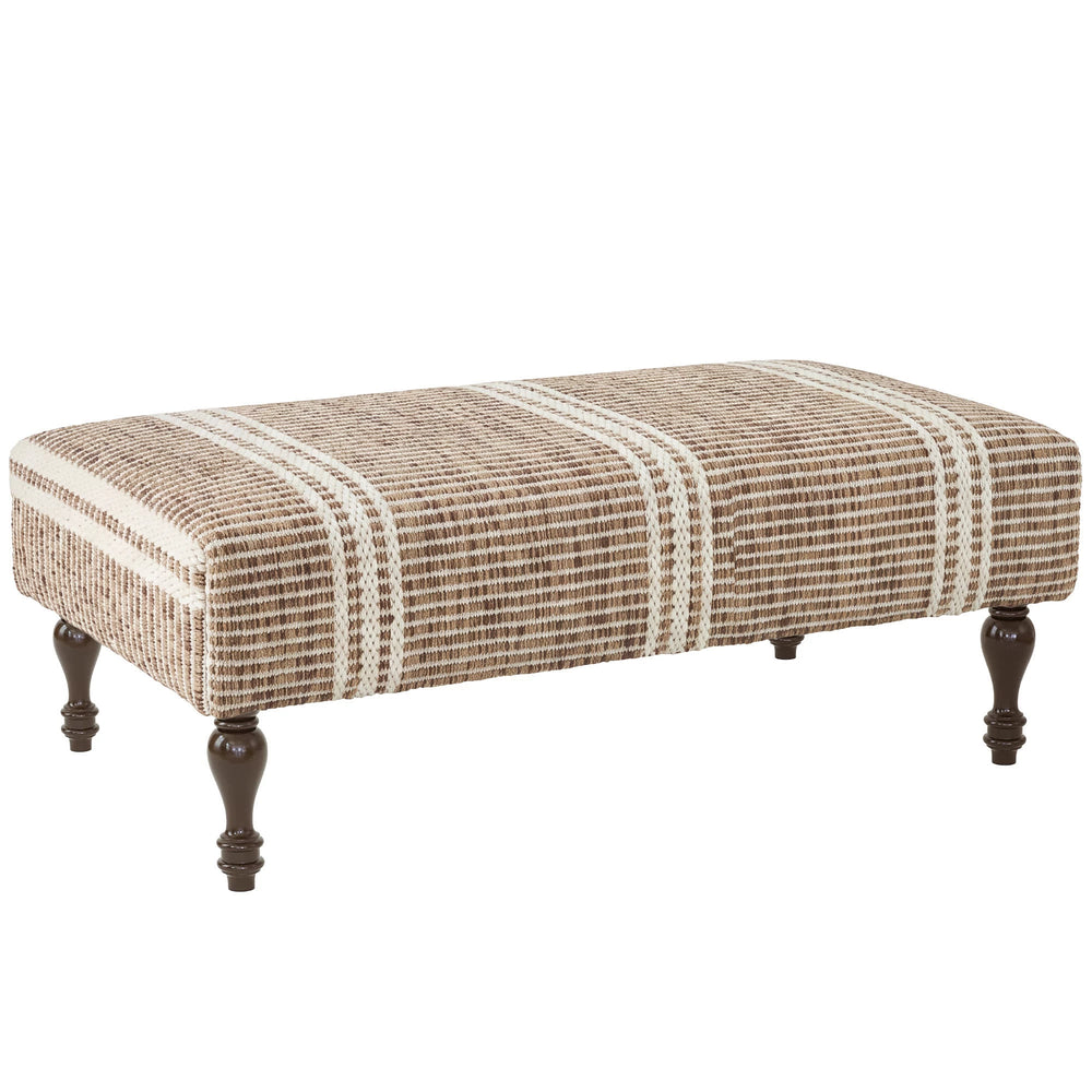 Malta Rug Ottoman | Natural