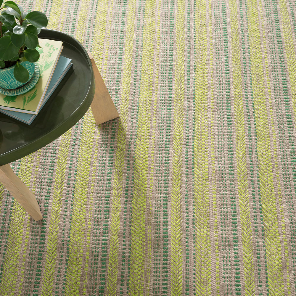 Sooner Than Later Handwoven Indoor/Outdoor Rug | Green