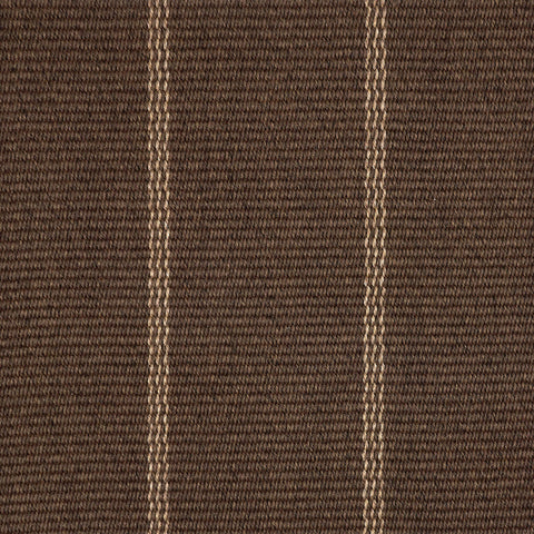 Riva Striped Coastal Indoor/Outdoor Custom Rug Swatch | Brown