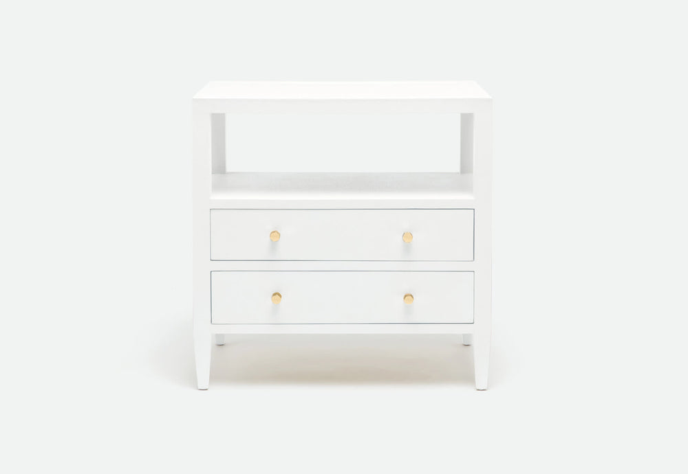 Jarin Double Nightstand | Designer White