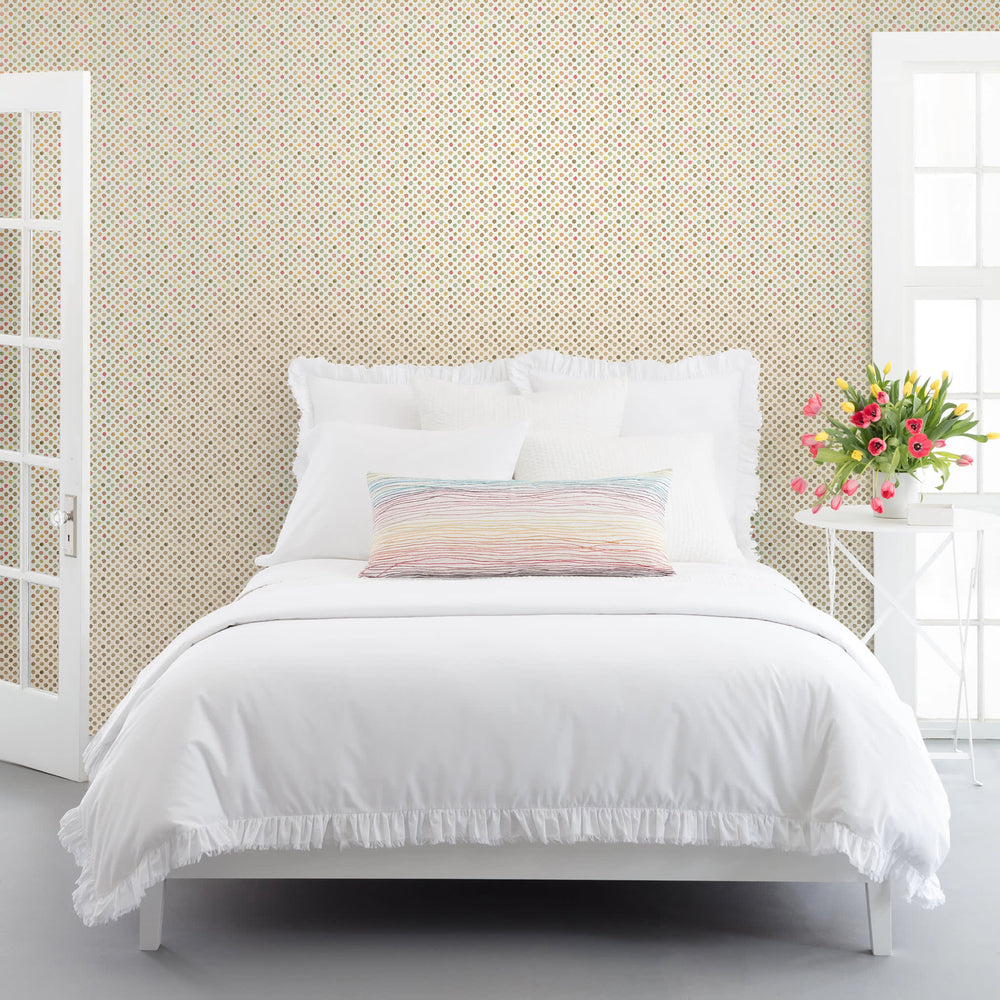 Watercolor Dots Wallpaper | Pink