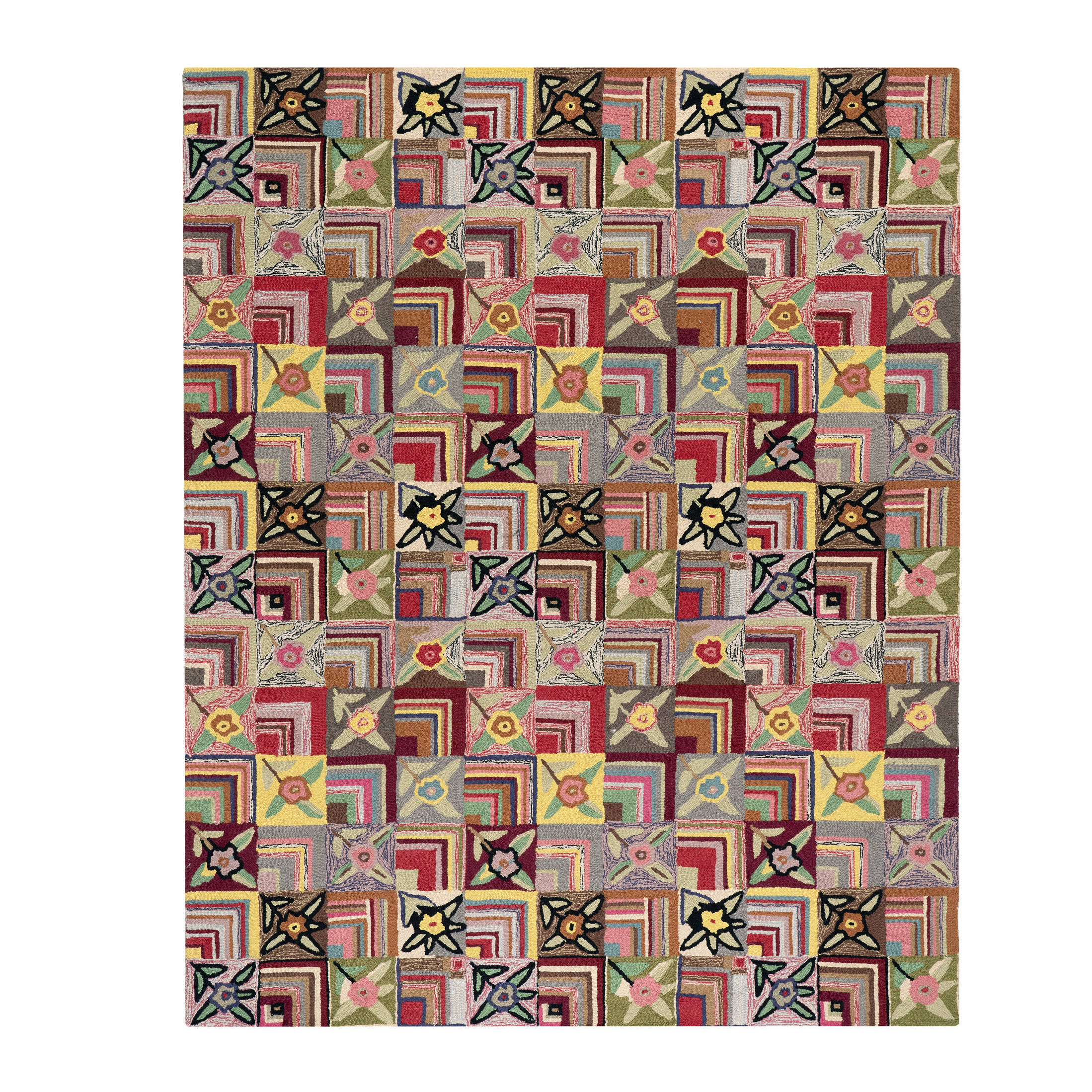 Gypsy Rose Hand Hooked Wool Rug | Multi – Annie Selke