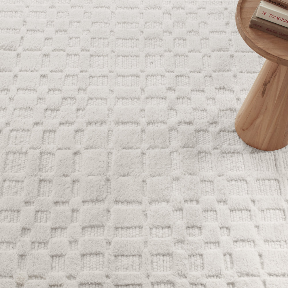 Isadora Handwoven Wool Rug | Ivory