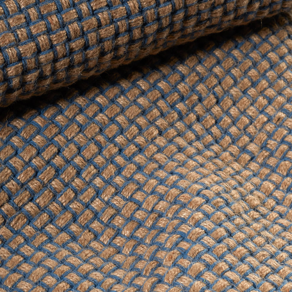 Donnie Handwoven Jute Rug | Navy
