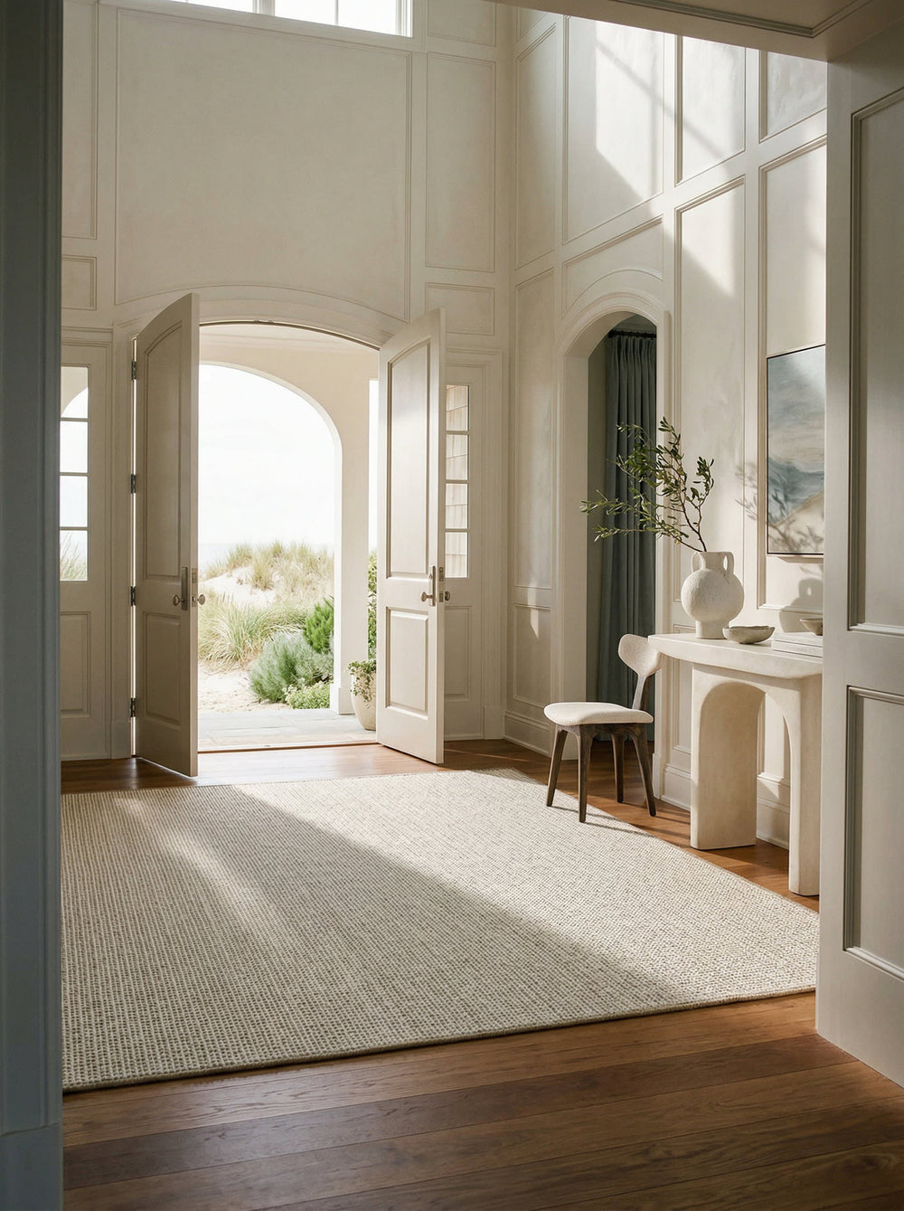 Heritage Woven Indoor/Outdoor Custom Rug | Platinum