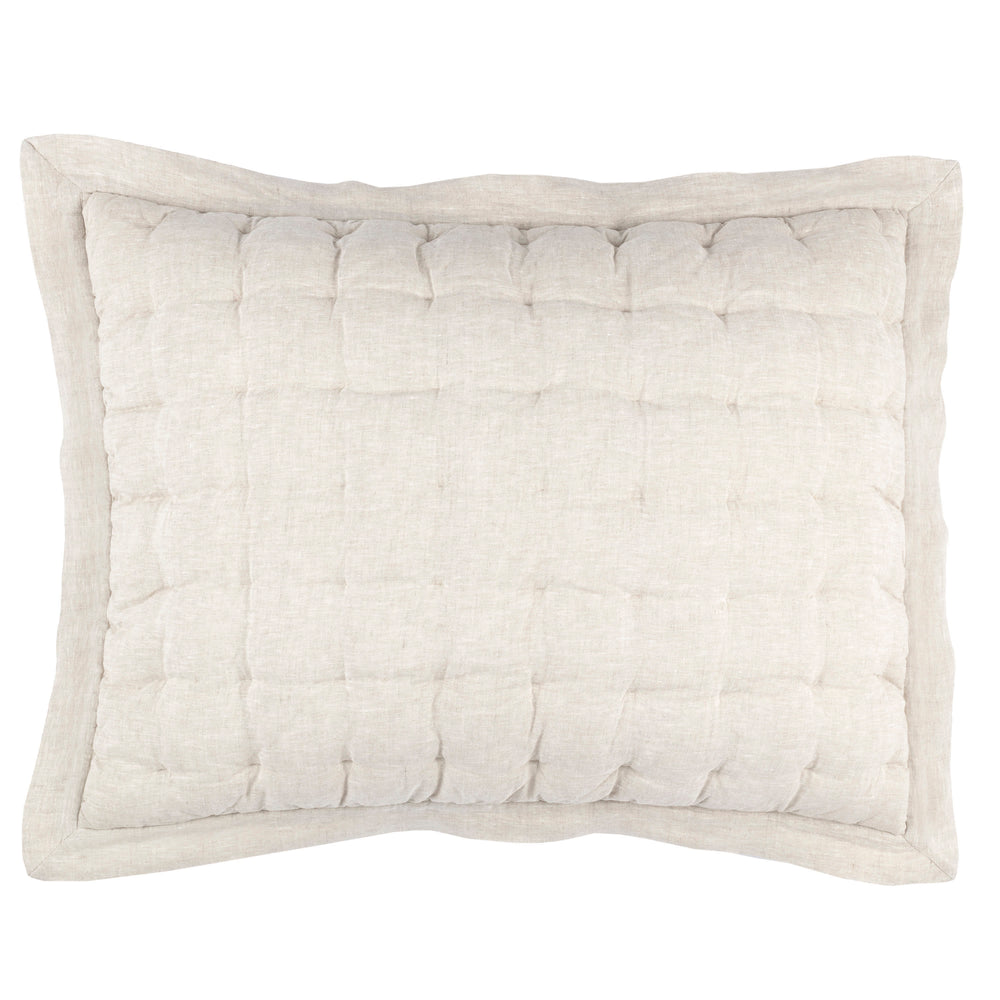 Lush Linen Puff Sham | Natural