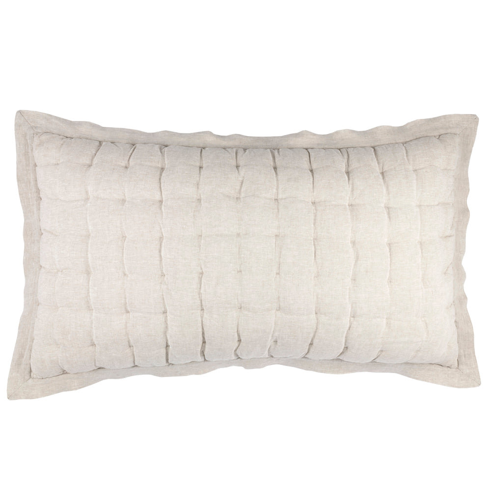Lush Linen Puff Sham | Natural