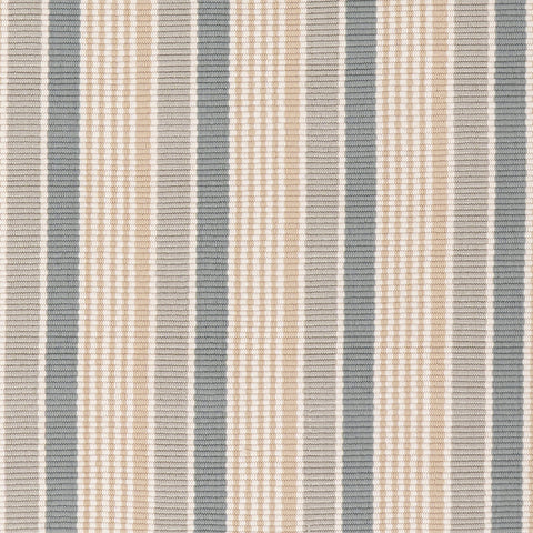 Mystic Stripe Handwoven Indoor/Outdoor Rug Swatch | Slate