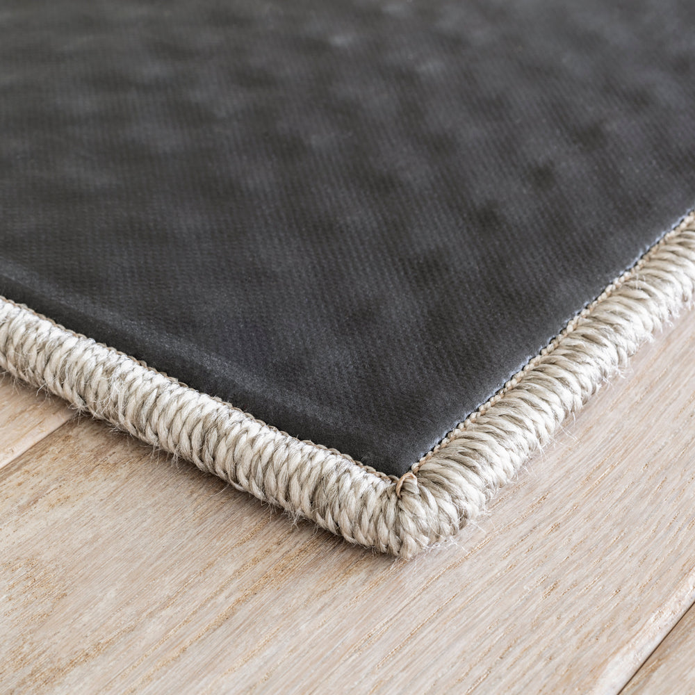 Attached Grip Backing Custom Rugs Indoor/Outdoor | Grey