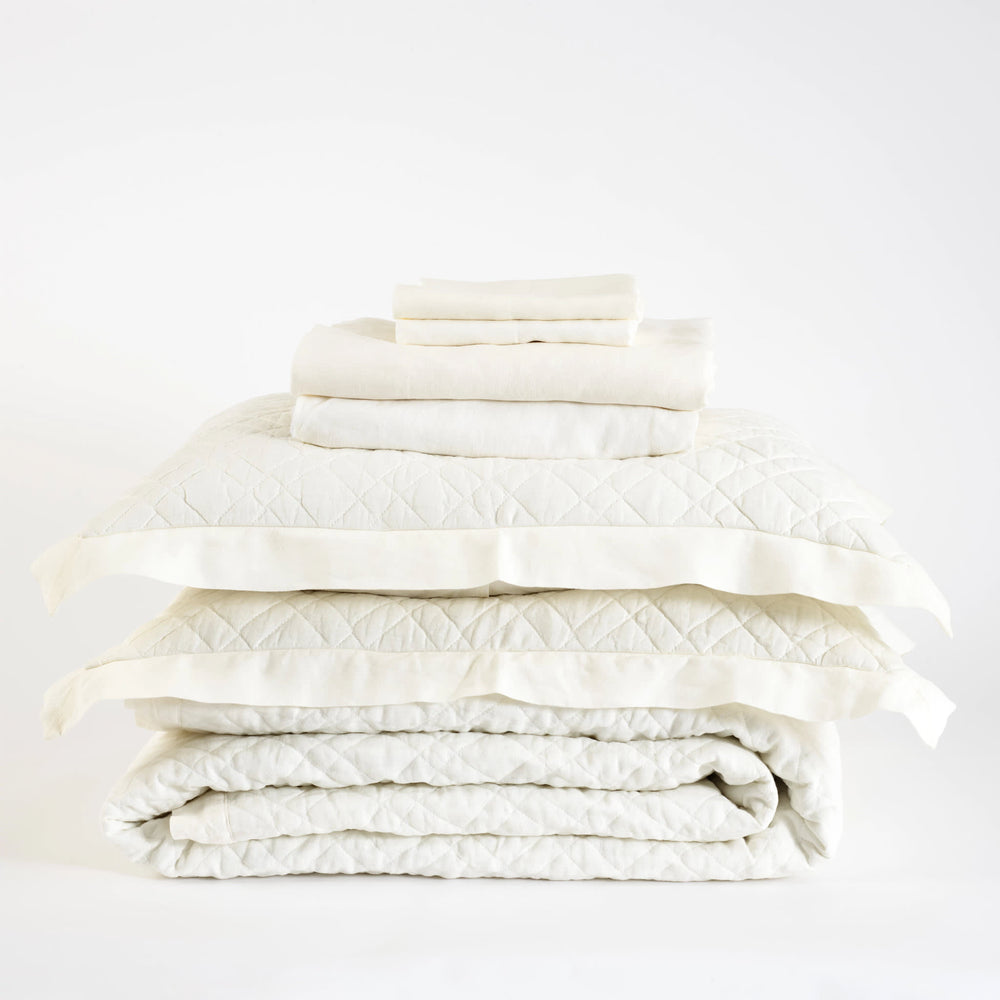 Lush Linen Ivory Core Bedding Bundle | None