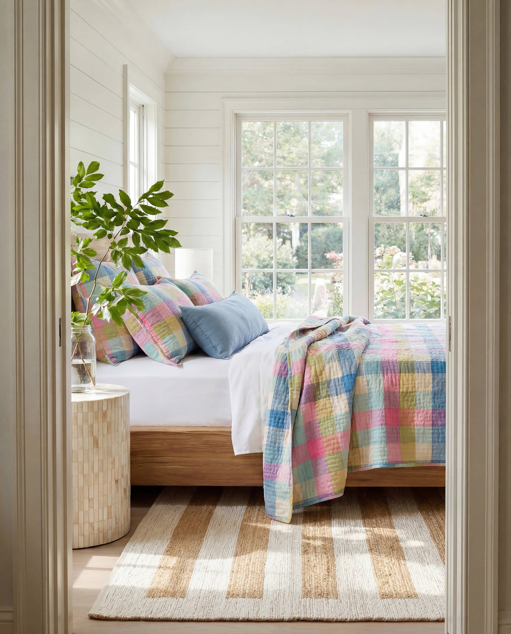 Milo Handwoven Jute/Cotton Rug | Ivory