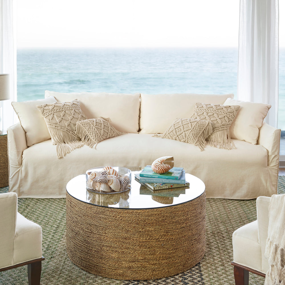 Bruna Slipcovered Sofa | Ivory
