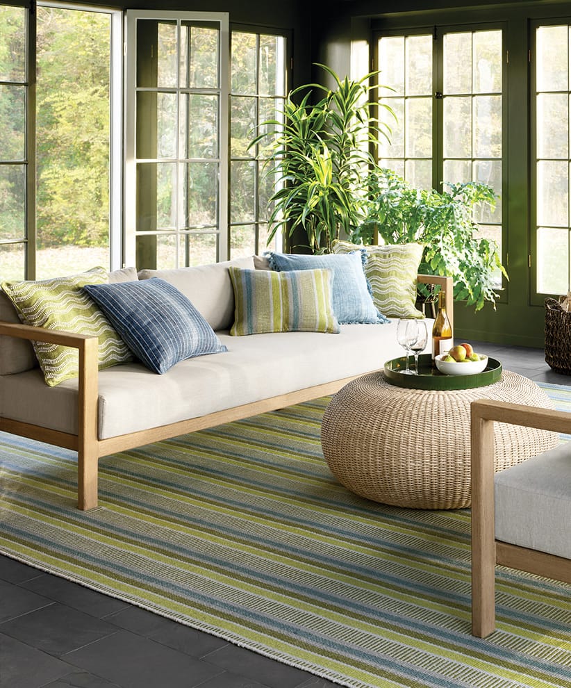 Samson Handwoven Indoor/Outdoor Rug | Black – Annie Selke