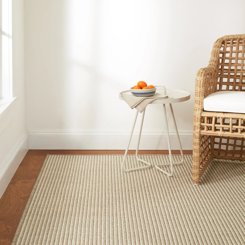 Oak Grove Woven Indoor/Outdoor Custom Rug | Khaki