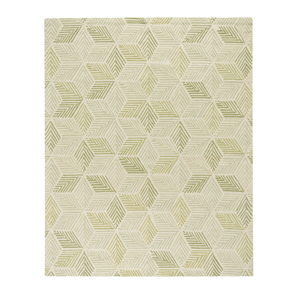 Karari Hand Hooked Wool Rug | Moss